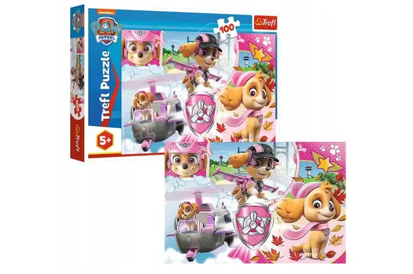Пазли - 100 елм. - 16368 "Щенячий патруль. У повітрі", Trefl купити