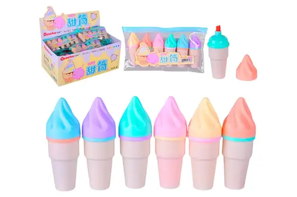 Набір маркерів CE150402 у наборі 6 кольорів 14,5*2*7,5 см, бокс 28,2*16,5*12,5 см купити