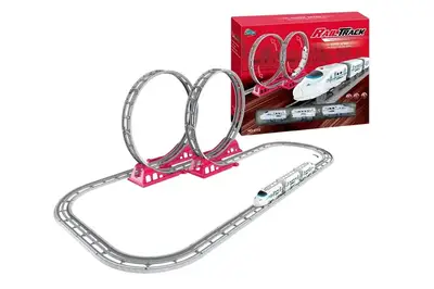 Залізниця 4112B на батарейках, в коробці р.50x9x38.5 см YG Toys купити