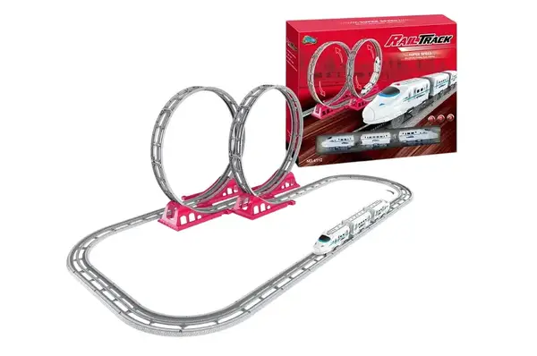 Залізниця 4112B на батарейках, в коробці р.50x9x38.5 см YG Toys купити