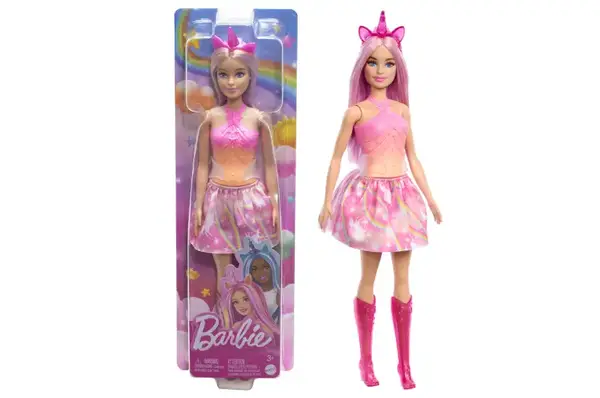 Лялька-єдиноріг "Рожева грація" HRR13 серії Дрімтопія BARBIE купити