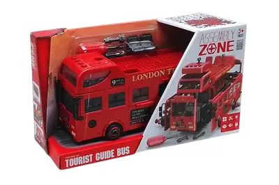 Автобус інерційний YW9099B озвучений, зі світлом, в коробці р.35,5x12,5x20 см YG Toys купити