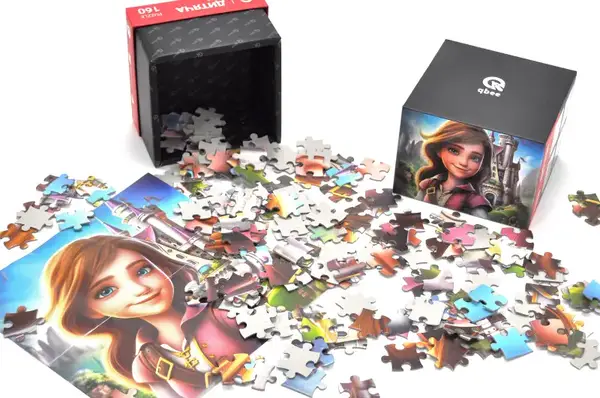 Пазли - 160 елм. - QB500-001 "Замок Принцеси" qbee купити недорого в Україні, фото 3