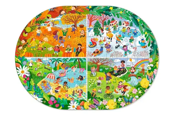 Пазли - 100 елм. - "Увесь рік" 300607 DoDo купити недорого в Україні, фото 5