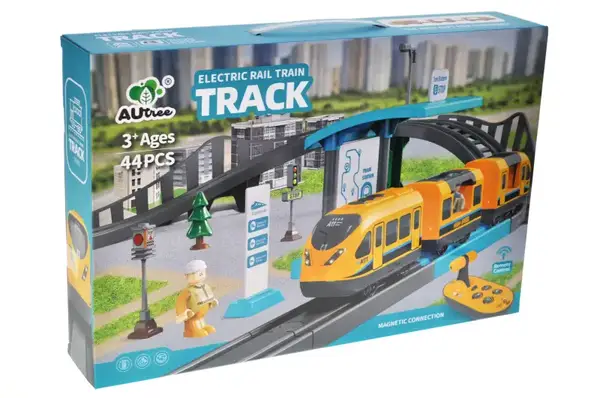 Залізна дорога AU7660 на батарейках, в коробці р.43x8x30 см YG Toys купити