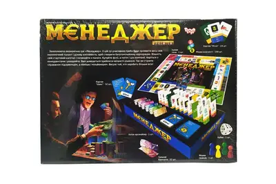 Настільна розважальна гра "Менеджер Premium" G-ManP-01-01U DANKO купити