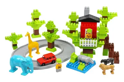 Конструктор блочний 1119 “Wild Land” 160елм. в коробці ТЕХНОК купити