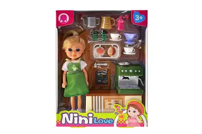 Лялька 57892 на кухні, в коробці р.20x15x5.5 см YG Toys купити