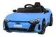 Електромобіль AUDI RS E-TRON GT QLS6888 синій, шкіряні сидіння, колеса EVA, MP3, Р/К, 12В*7АH, 2*25W купити недорого в Україні, фото 26054