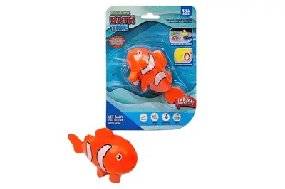 Іграшка заводна YS1378-A1 "Рибка" плаває, на блістері р.17x13x4 см YG Toys купити