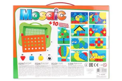 Мозаїка 6269 з великими деталями, в коробці ТЕХНОК купити