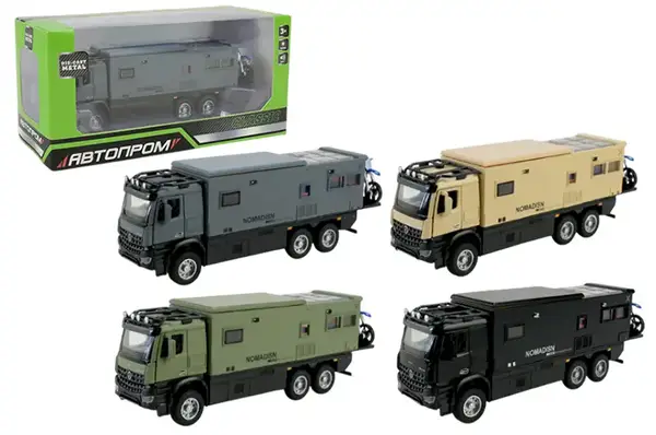 Машина металева AP74241 Mercedes Benz Motorhome (Navigator F),1:24, батарейка, світло, звук, відкриваються двері,коробка р.28x10,6x13см АВТОПРОМ купити