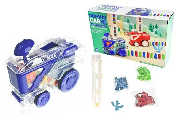 Потяг KL4509 "DOMINO" на батарейках в коробці р.26,5x7,5x16,2 см YG Toys купити