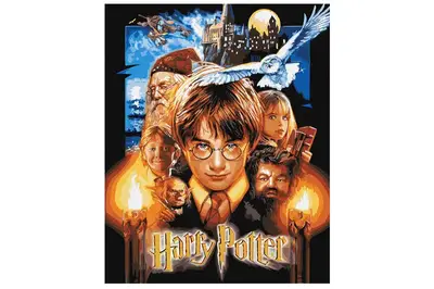 Набір для розпису по номерах 40x50 см KHO8716 "Harry Potter: Постер" з фарбами металік Ideyka купити