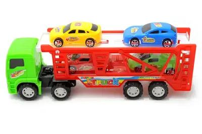 Автовоз інерційний з 4 машинками, в ковпаку RJ6603 р.34.5*9,3*13см купити