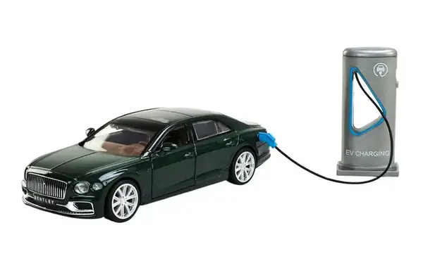 Машина (електро) металева АВТОПРОМ 68718R/ 68718G 1:38 "Bentley Flying Spur Hybrid" батар., світло, звук, відкр.двері, капот, багаж., коробка купити недорого в Україні, фото 6