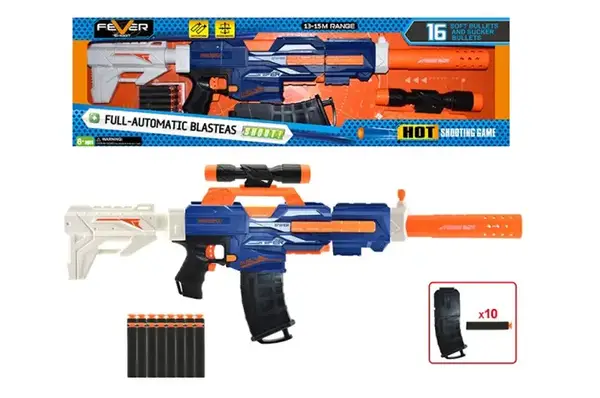 Автомат 9900-13 з присосками, приціл коробка 90*8*26,5 см купити