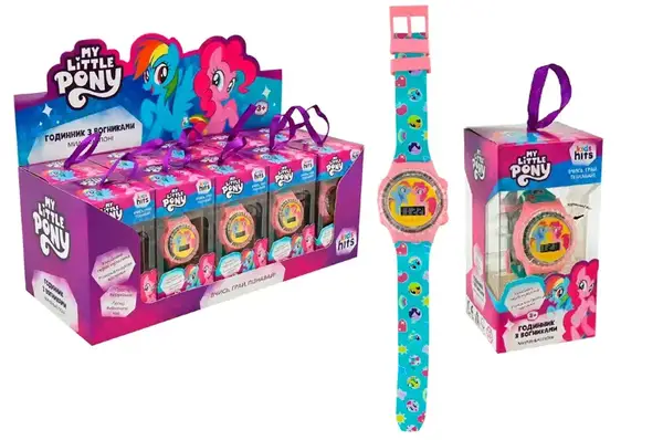 Годинник KH75/003L My Little Pony зі світлом, дисплей бокс р.32x12,5x13 см купити