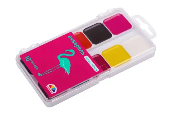 АКВАРЕЛЬ 200104 "Захоплення" 10 кольорів ГАММА купити