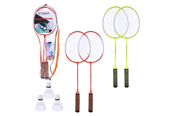 Бадмінтон. BD20599 дві ракетки, набір воланчиків у сумці купити