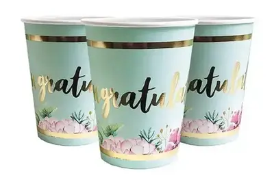 Паперові стаканчики 'Congratulate' 10шт. купити