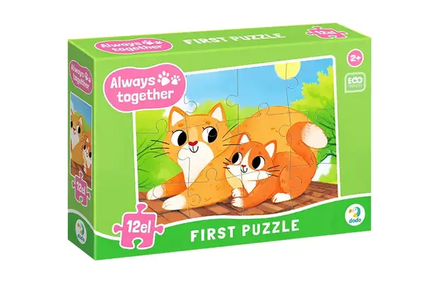 Пазли "Завжди разом. Котики" 12 елм. 300632 DoDo купити недорого в Україні, фото 3