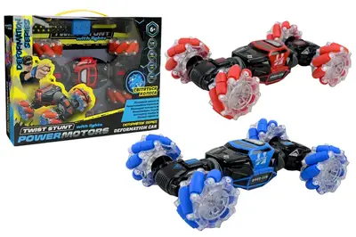 Машина на радіокеруванні PM3408 "POWERMOTORS" 1:18, 2 кольори, пульт та браслет, акумулятор, світло, звук,у коробці р.35,5x27x8см купити