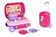 Валіза 6061 з набором посуду рожева ТЕХНОК купити