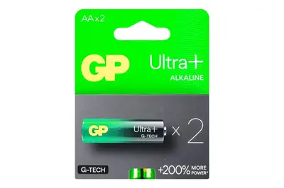 Батарейки алкалінові GP15АUРETA21-2GSB2 2 шт на блістері UltraPlus купити