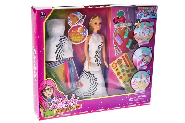 Лялька WG294 з платтям і декоруванням, в коробці р.36x6x32 см YG Toys купити