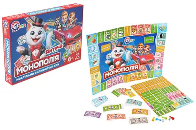 Настільна гра 0755 "Дитяча монополія" ТЕХНОК купити