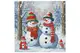 Набір з алмазною мозаїкою AMO7962 "Чарівні сніговики" з АВ стразами 40х40см IDEYKA купити недорого в Україні, фото 63961