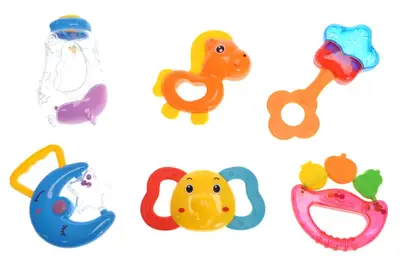 Набір брязкалець A33 в кульку р.27x21,5см YG Toys купити