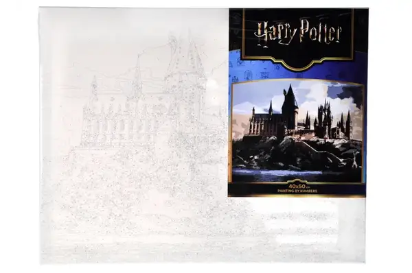 Набір для розпису по номерах 40x50 см KHO6432 "Harry Potter: Гоґвортс вдень" Ideyka купити недорого в Україні, фото 2