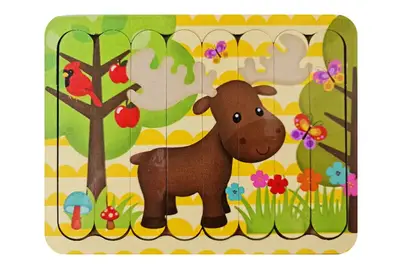 Пазл-вкладка, серія лісові тварини "Лосеня" купити