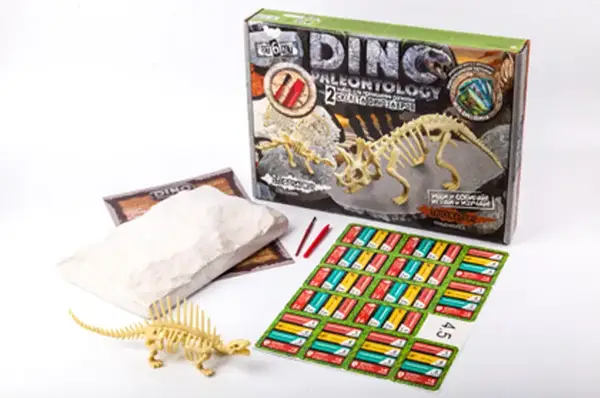 Набір для розкопок DP-01-01,02,03,04,05 "DINO PALEONTOLOGY" великий DANKO купити недорого в Україні, фото 6