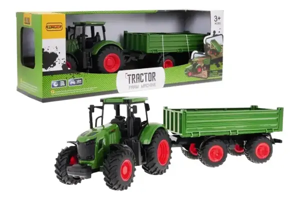 Трактор з причіпом інерційний, в коробці 9961 р.45*14*16,5см купити