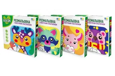 Набір для ліплення 7000220 "Лісові друзі" розмальовка LOVIN купити