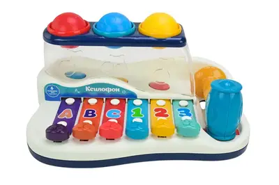 Ксилофон, PL-724-31, стукалка та м'ячики, р-р 25,5*16,5*11, у коробці 29,5*18*15 см купити