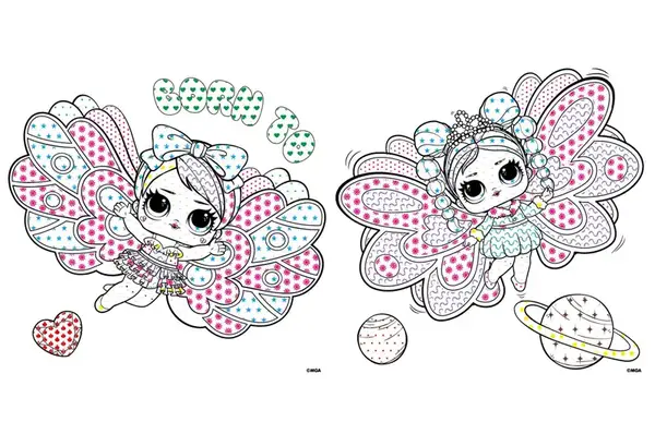 Водна розмальовка WBL005 "L.O.L. Surprize! Fairies" IDEYKA купити недорого в Україні, фото 2