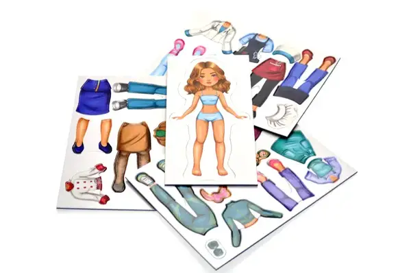 Одягалка магнітна QB600-005 "Обери свою професію" 26 магнітів, 9 професій qbee купити недорого в Україні, фото 3