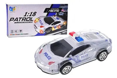 Машина "Поліція" озвучена, зі світлом, в коробці 012 купити