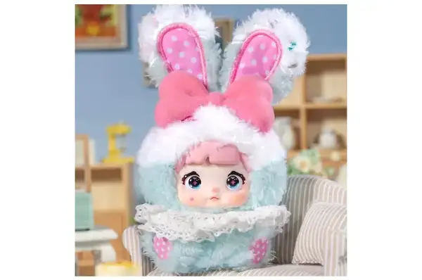 Пухнаста фігурка на підвісі POP TOP Hi TOY серії "Nommi" - ЗАЙЧЕНЯТА (у дисп., в ас.) купити недорого в Україні, фото 3