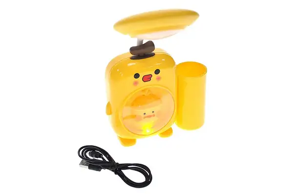 Лампа-нічник LED, функції настільної лампи та нічника, з чинкою, контейнером та USB-кабелем 21736 купити недорого в Україні, фото 3