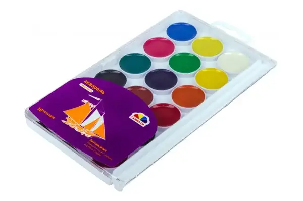 АКВАРЕЛЬ ГАММА 18 кольорів 400104 Творчість купити