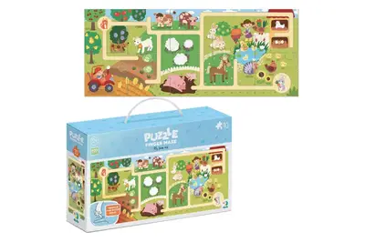 Пазли-лабіринт - 10 елм. - 300586 "Моя мандрівка фермою" DoDo купити