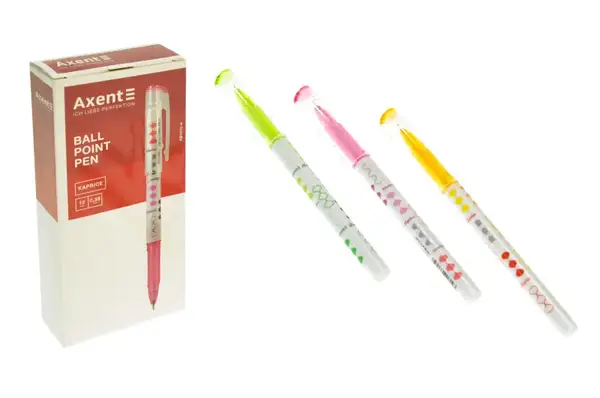 Ручка синя 1012 "KAPRICE" Axent купити