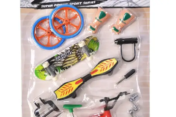 Ігровий набір BX-666A "Fingerboard Skate+BMX" на блістері YG Toys купити недорого в Україні, фото 2