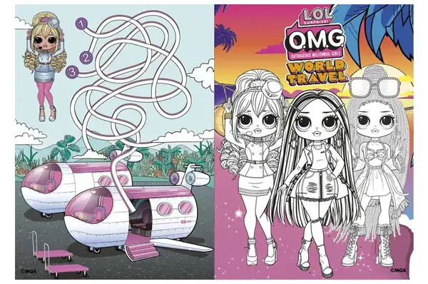 Розмальовка зі стікерами Travel City Babe LCB4 IDEYKA купити недорого в Україні, фото 4