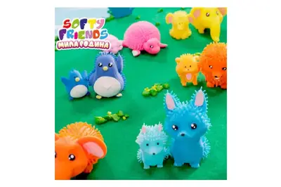Стретч-іграшка у вигляді тварини серії «Softy friends» – МИЛА РОДИНА (у дисплеї 12 шт) 8/SC22 #SBABAM купити